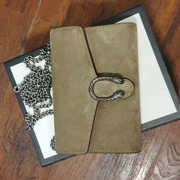Gucci Dionysus suede chain wallet - Picture 3 of 9